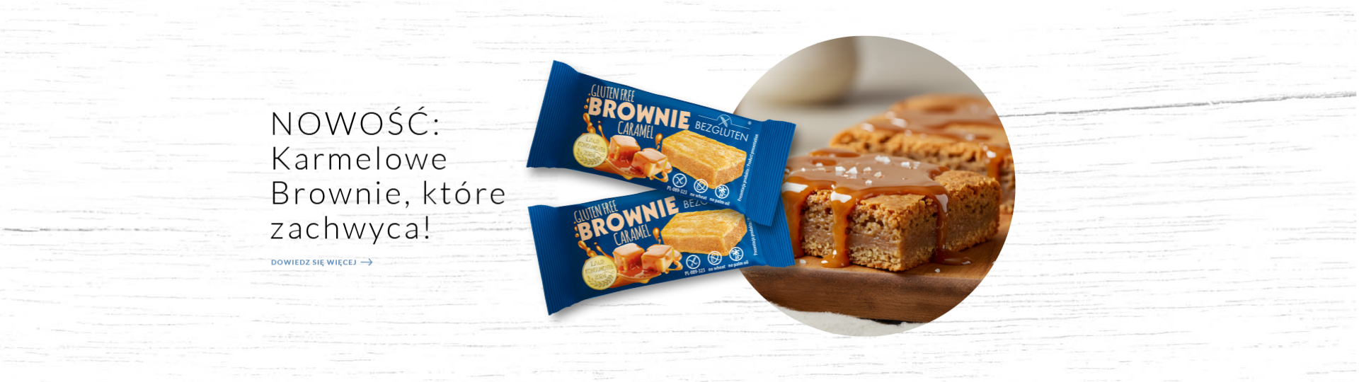 NOWE BROWNIE KARMEL